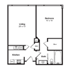 Floorplan A10 with dimensions Floorplan A10 with dimensions